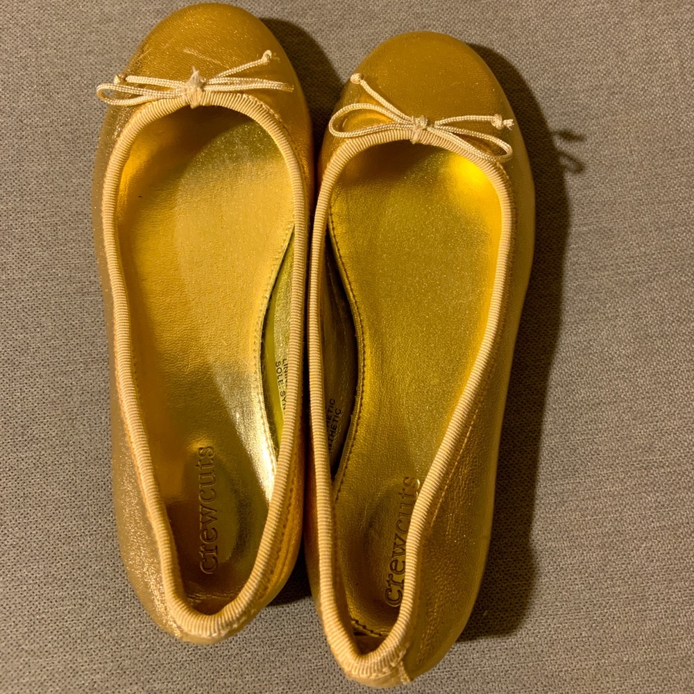 J Crew “Crew Cuts” kids ballet slip on- size 12